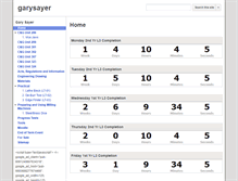 Tablet Screenshot of garysayer.co.uk